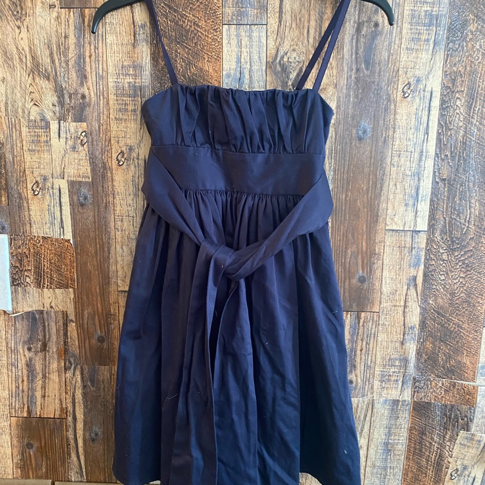 NWT Necessary Objects girls formal sleeveless dress blue size small